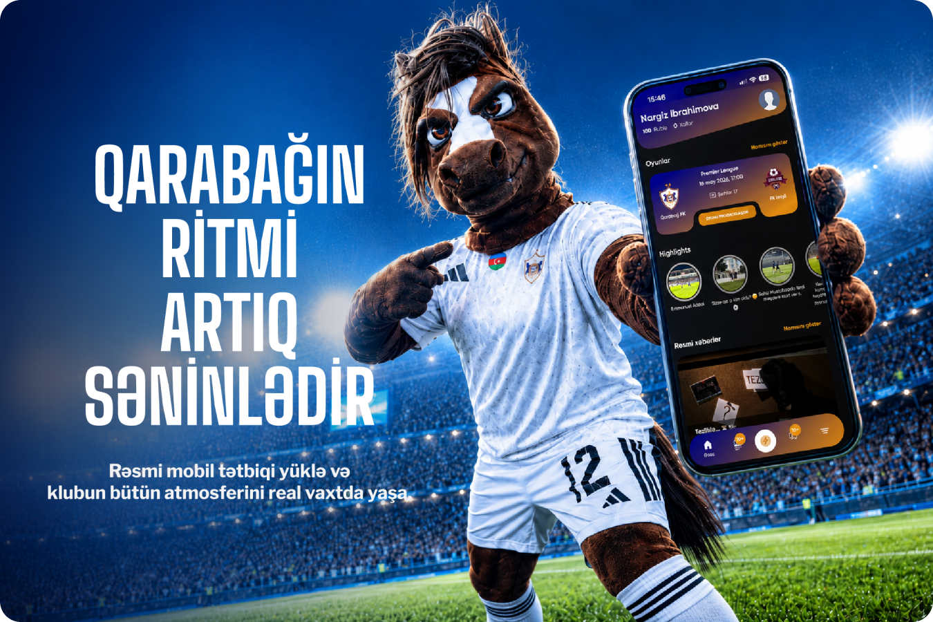 Qarabağ FK Tətbiq