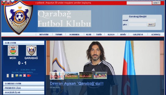 www.qarabagh.com yeni serverlə, daha sürətlə