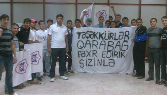 `Qarabağ`ımız vətənə döndü, azarkeşlər qarşıladı