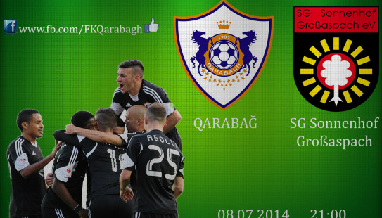 `Qarabağ` 6-1`SG Sonnenhof Großaspach` - Fotolar