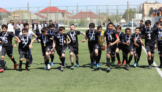 U-13 komandamız çempion oldu