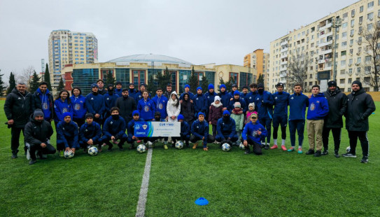 Our U-19 team took part in a social initiative