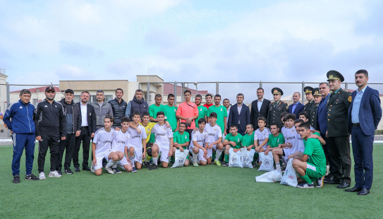 “Qarabağ” U-15 komandası Tərbiyə müəssisəsində yoldaşlıq oyunu keçirdi