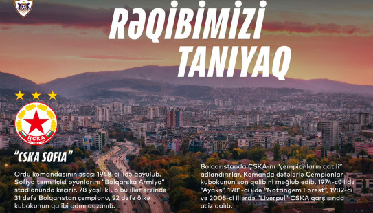 Rəqibimizi tanıyaq: “Çempionların qatili”