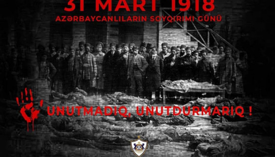 31 mart soyqırımından 102 il ötür