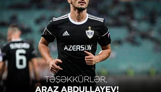 Təşəkkürlər, Araz Abdullayev !