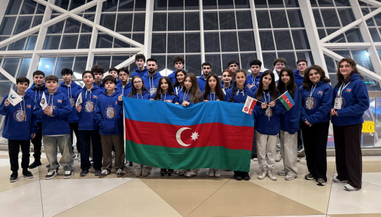 The “Qarabag Mechack 9030” team participated in an international competition