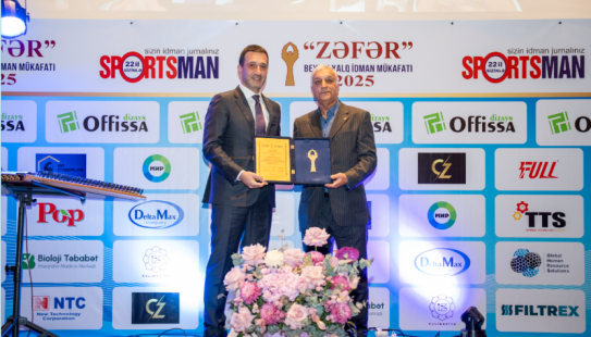 Emrah Çelikel “Zəfər” mükafatına layiq görüldü