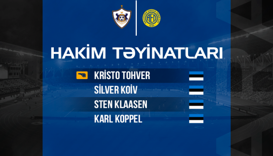AEL - Qarabağ FK - Listed Referees