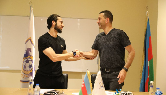 A new contract has been signed with Abbas Huseynov and Rahil Mammadov