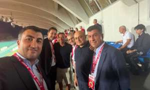 Tahir Gözel Elmar Məmmədov və İvan Karamanovla görüşdü