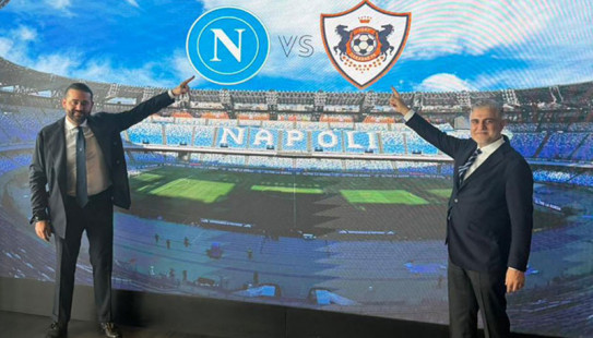 A meeting was held between the officials of “Qarabağ” and “Napoli”