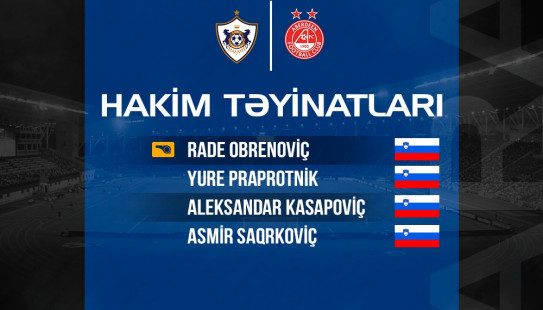 Qarabağ - Aberdeen - Listed referees