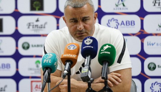 “Futbolçularımdan razı qaldım”