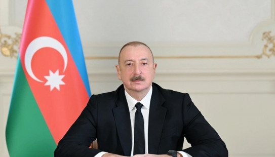 President Ilham Aliyev congratulates “Qarabağ” FK