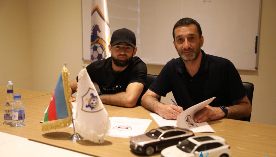 A new contract has been signed with Shahrudin Mahammadaliyev